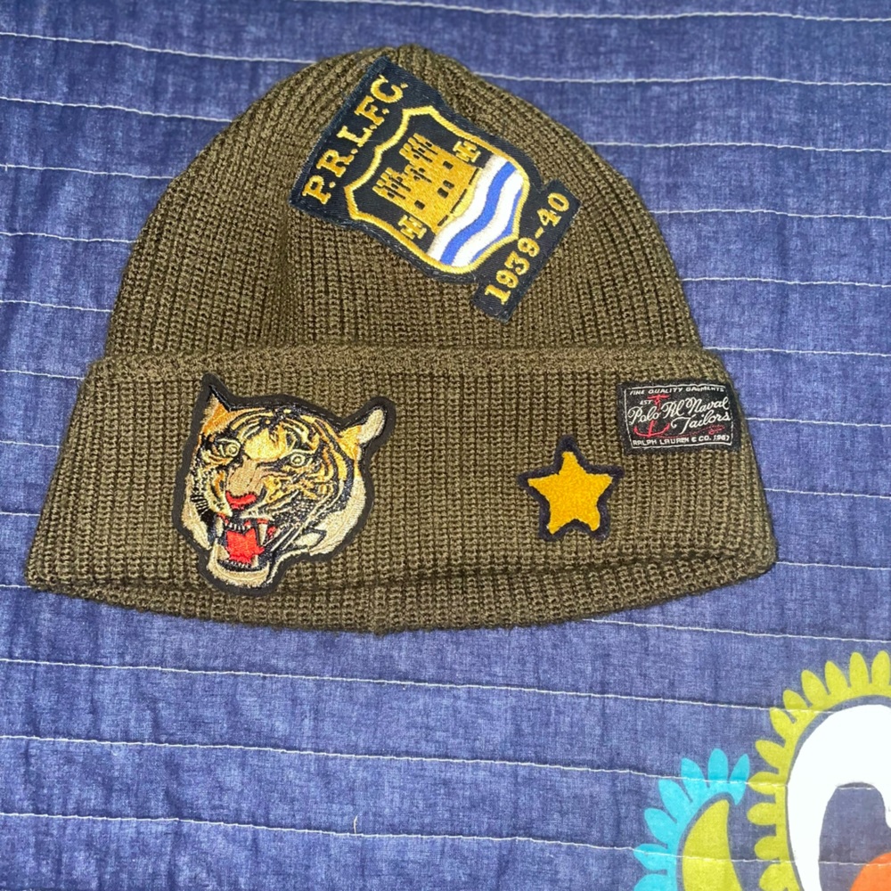 Polo Ralph Lauren patch skull cap